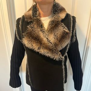 Parkhurst Women’s Faux Fur Coat EUC